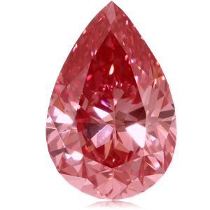 Red drop diamond PNG image-6699